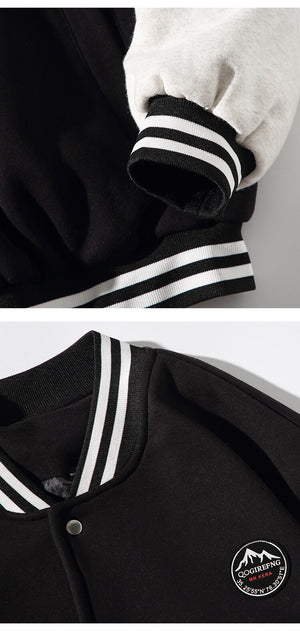 Teddy Bear Stitch Varsity Jacket ,  - Streetwear Jacket - Slick Street