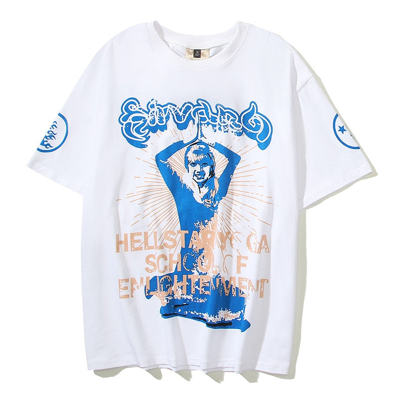 Yoga 'The Inner Peace Finder' T-Shirt White, XS - Streetwear T-Shirt - Slick Street