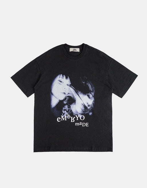 Embryo Made Optical Illusion Shirt Black, XS - Streetwear Shirt - Slick Street