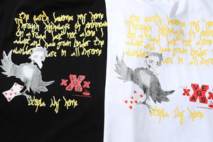 Skull Dice Loose-Fit T-Shirt , - Streetwear T-Shirts - Slick Street