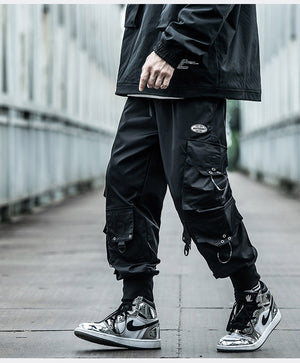 Dark Cosmic Cargo Pants ,  - Streetwear Cargo Pants - Slick Street