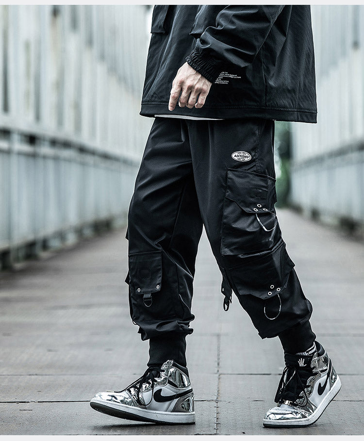 Dark Cosmic Cargo Pants ,  - Streetwear Cargo Pants - Slick Street