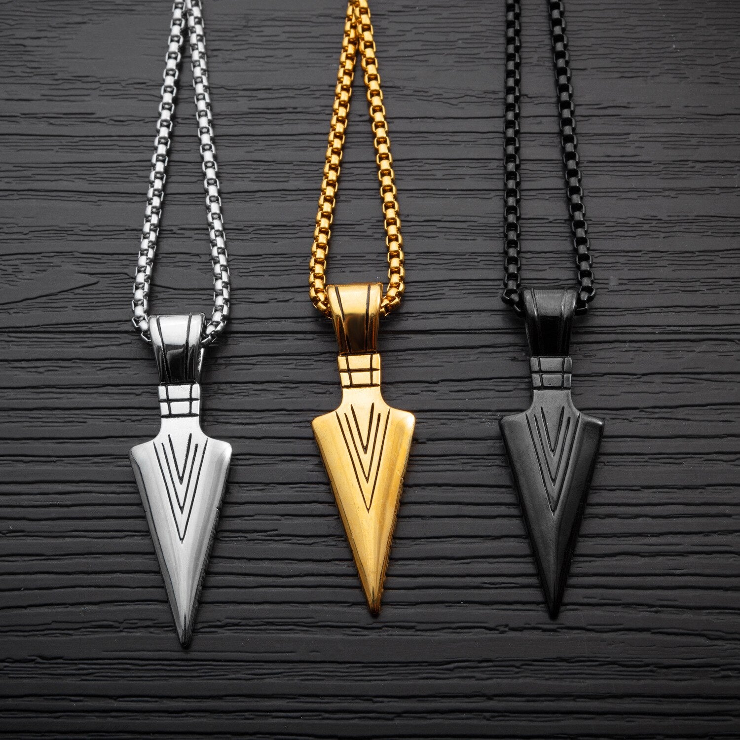 Spear Point Necklace ,  - Streetwear Jewellery - Slick Street