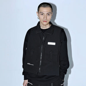 Black V1 Vest ,  - Streetwear Vest - Slick Street