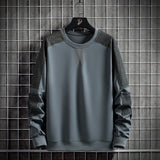 Street Classic V Crewneck Sweatshirt GrayBlue, XS - Streetwear Sweatshirts - Slick Street