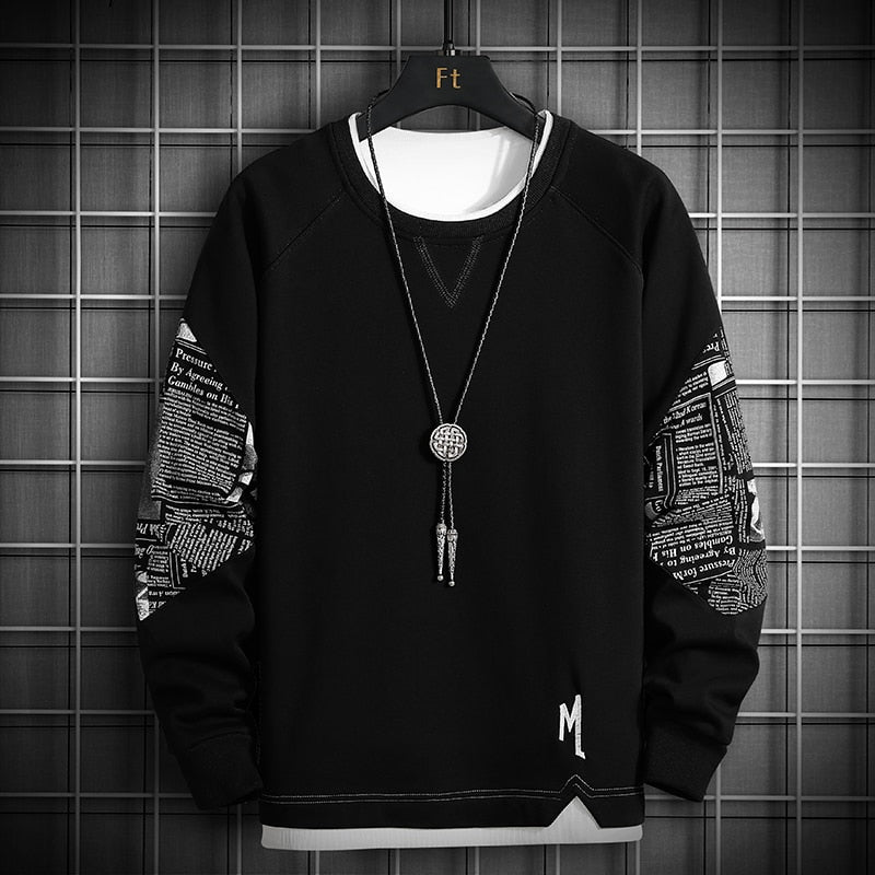 M Article Sweatshirt Black, XS - Streetwear Sweatshirts - Slick Street