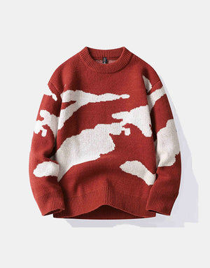 Honeycomb Knitwear Sweater ,  - Streetwear Sweater - Slick Street