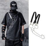 Maille Armor T-Shirt with Chain Black with Chain, XS - Streetwear T-Shirts - Slick Street