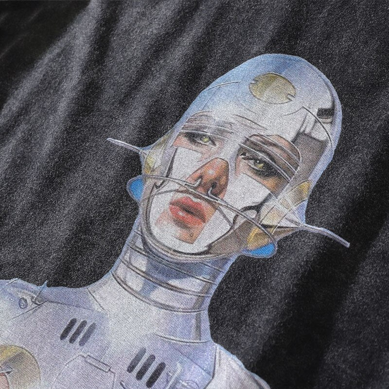 Nebula 'The Robot' Graphic T-Shirt ,  - Streetwear T-Shirt - Slick Street