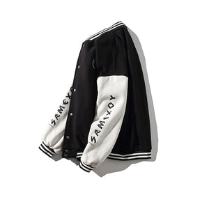 Teddy Bear Stitch Varsity Jacket ,  - Streetwear Jacket - Slick Street