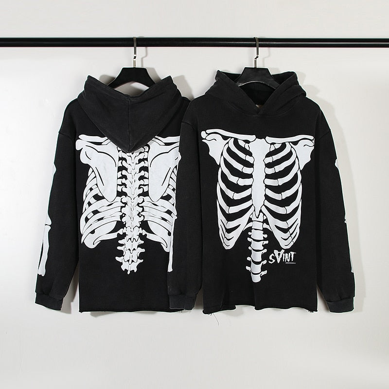 Saint Skeleton Hoodie ,  - Streetwear Hoodie - Slick Street