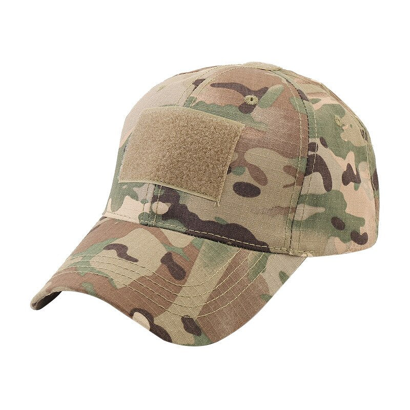 Military Cap Khaki CP, One Size - Streetwear Accessories - Slick Street