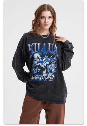 Killua Rookie Hunter Sweatshirt , - Streetwear Sweatshirts - Slick Street