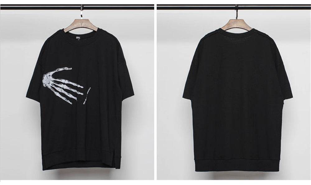 Skeleton Hand T-Shirt ,  - Streetwear Tee - Slick Street