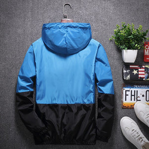 Embrace Two Half Color Jacket ,  - Streetwear Jacket - Slick Street