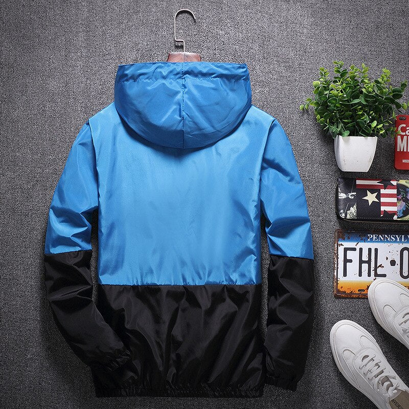 Embrace Two Half Color Jacket ,  - Streetwear Jacket - Slick Street