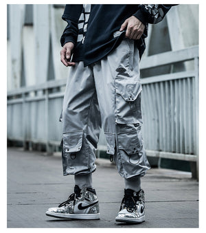 Dark Cosmic Cargo Pants ,  - Streetwear Cargo Pants - Slick Street