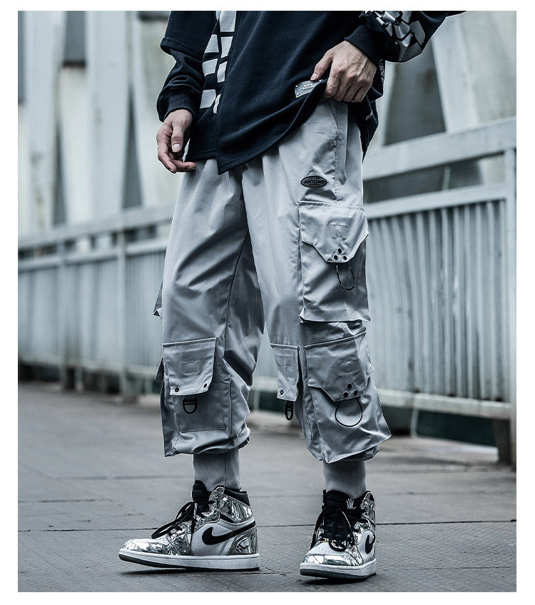 Dark Cosmic Cargo Pants ,  - Streetwear Cargo Pants - Slick Street