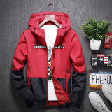 Embrace Two Half Color Jacket Red, XS - Streetwear Jacket - Slick Street