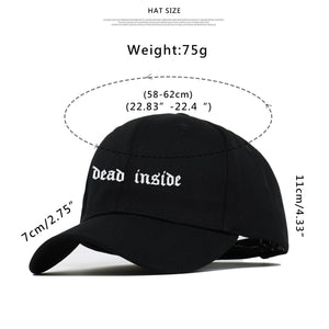 Dead Inside Cap ,  - Streetwear Hats - Slick Street
