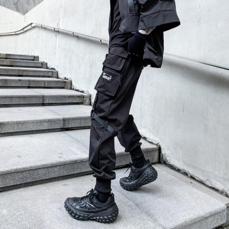 Black IV Cargo Pants ,  - Streetwear Cargo Pants - Slick Street