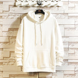 Kangaroo Pocket Hoodie White, XS - Streetwear Hoodie - Slick Street