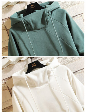 Plain Rivet Pullover Hoodie ,  - Streetwear Hoodie - Slick Street