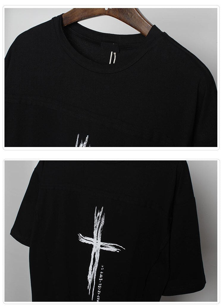 Tech Cross T-Shirt ,  - Streetwear T-Shirt - Slick Street