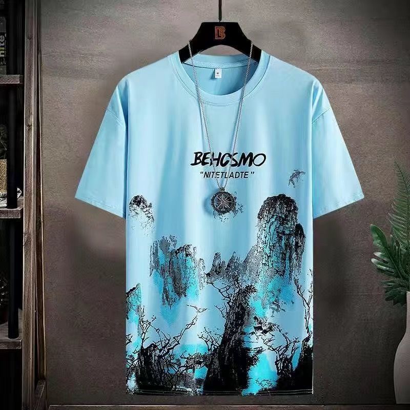 Elegant Acrylic Paint T-Shirt ,  - Streetwear T-Shirt - Slick Street