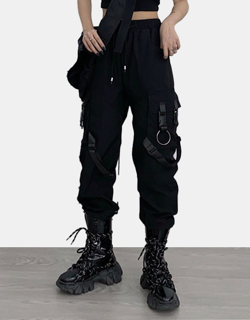 Dark Ribbons Cargo Pants ,  - Streetwear Cargo Pants - Slick Street