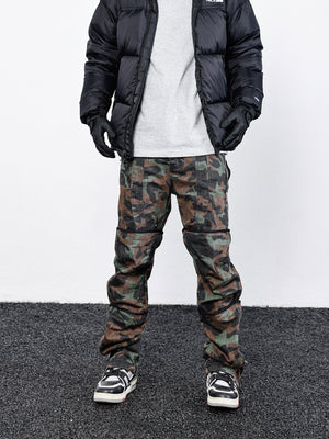 Camo R1 Full Length Pants ,  - Streetwear Pants - Slick Street