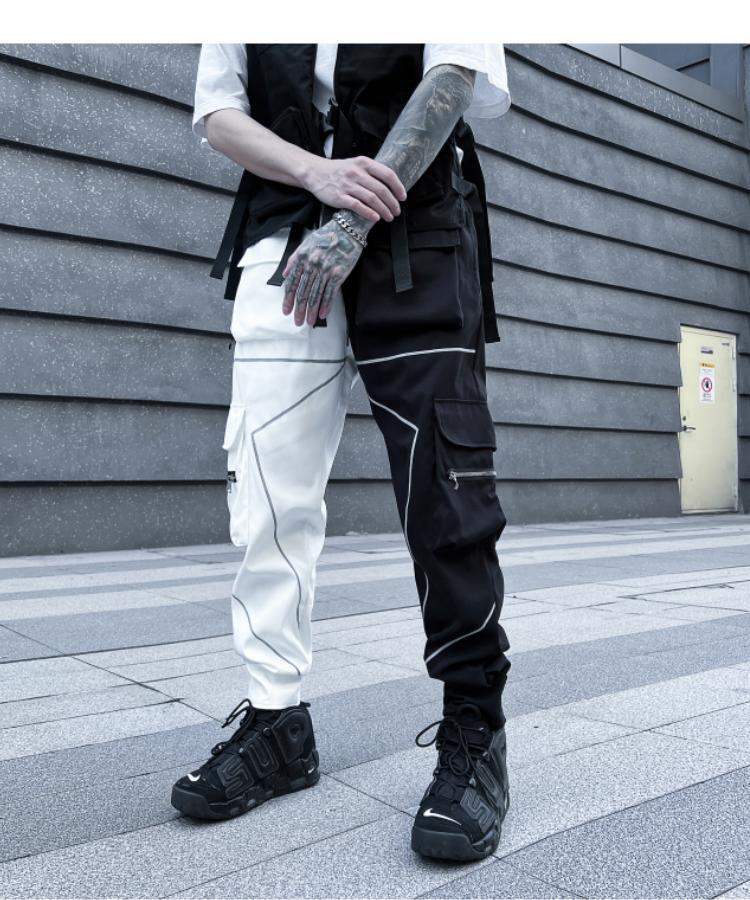 VXR1 Reflective Cargo Pants ,  - Streetwear Cargo Pants - Slick Street