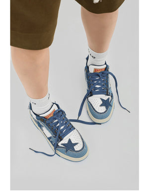 Star Eli1 Skate Sneakers - Blue ,  - Streetwear Shoes - Slick Street