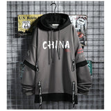 Bemo CHINA Hoodie Gray, XS - Streetwear Hoodie - Slick Street