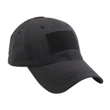 Military Cap Black, One Size - Streetwear Accessories - Slick Street