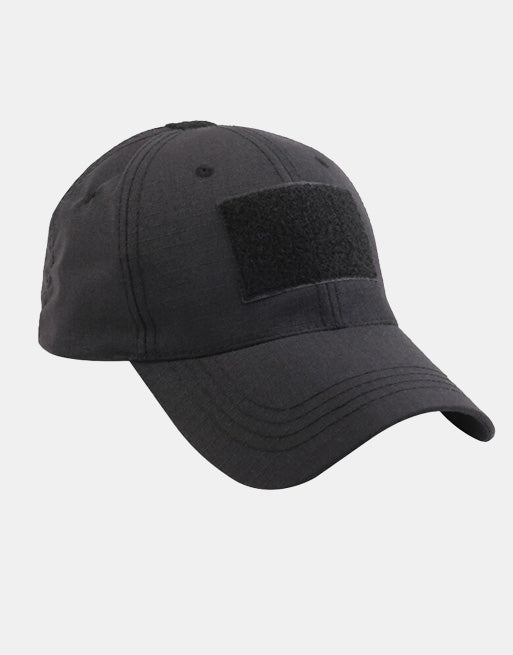 Military Cap Black, One Size - Streetwear Accessories - Slick Street