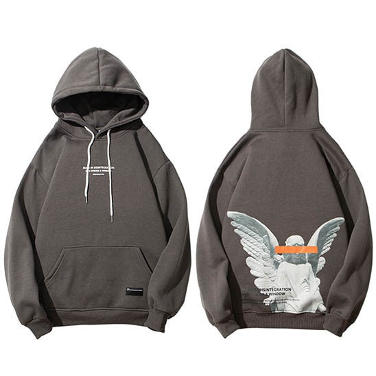 Angel God Hoodie ,  - Streetwear Hoodie - Slick Street
