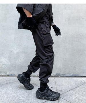 Black IV Cargo Pants ,  - Streetwear Cargo Pants - Slick Street