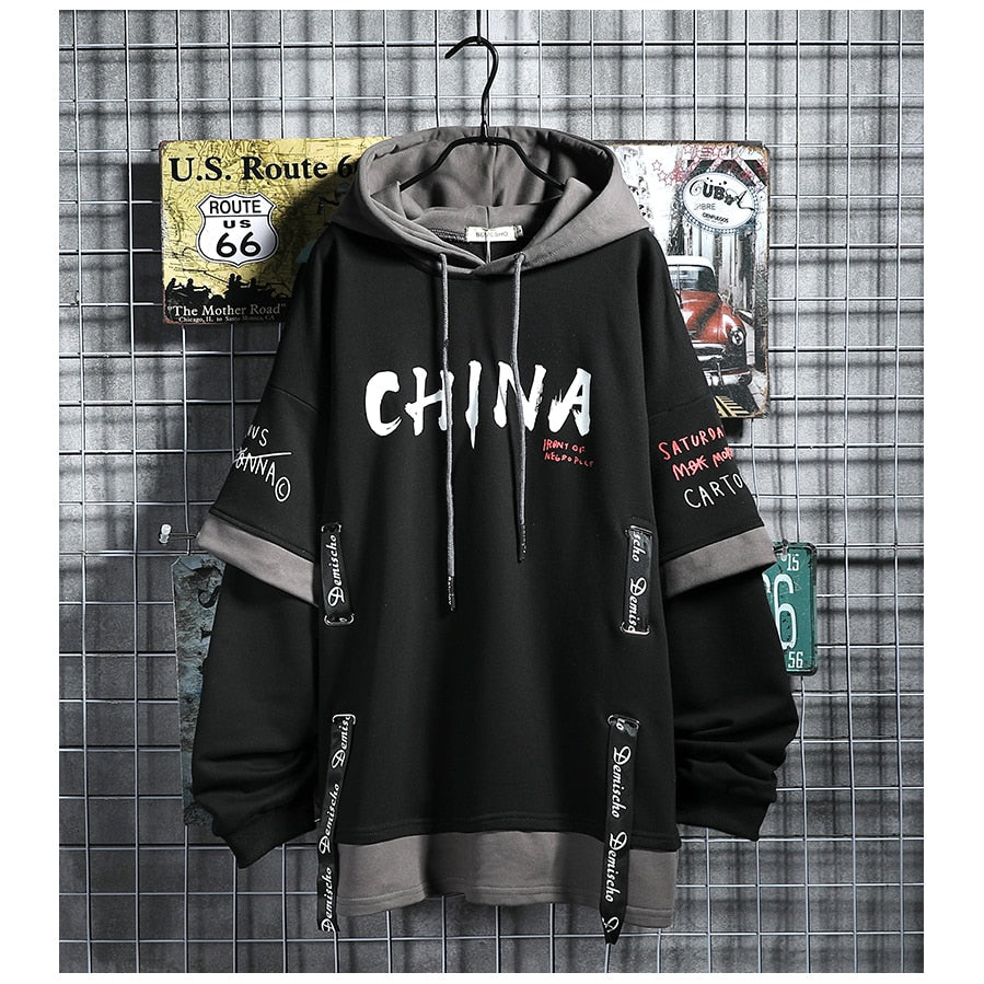 Bemo CHINA Hoodie Black, XS - Streetwear Hoodie - Slick Street