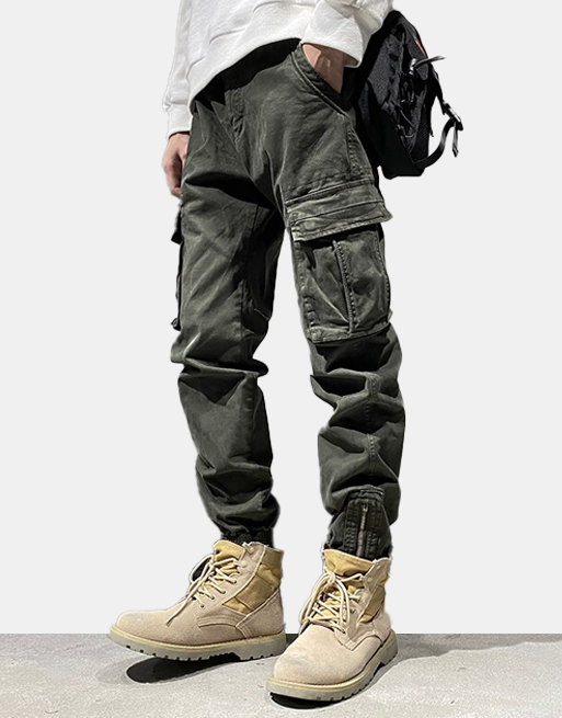 C1 Cargo Pants Army Green, 40 - Streetwear Cargo Pants - Slick Street