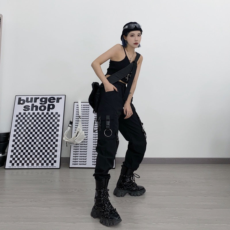 Dark Ribbons Cargo Pants ,  - Streetwear Cargo Pants - Slick Street