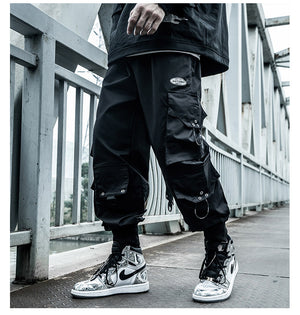 Dark Cosmic Cargo Pants ,  - Streetwear Cargo Pants - Slick Street