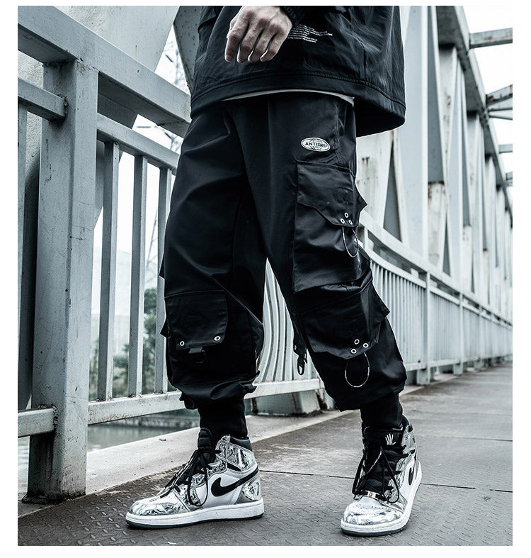 Dark Cosmic Cargo Pants ,  - Streetwear Cargo Pants - Slick Street