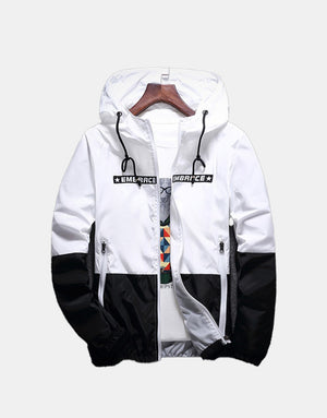 Embrace Two Half Color Jacket ,  - Streetwear Jacket - Slick Street