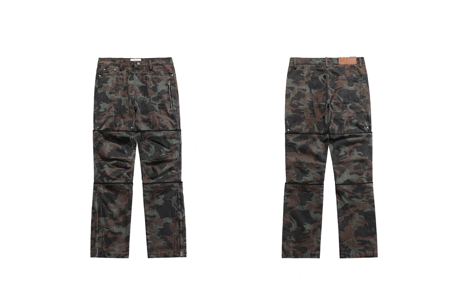 Camo R1 Full Length Pants ,  - Streetwear Pants - Slick Street