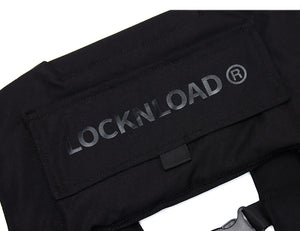 Techwear LOCKNLOAD Black Vest ,  - Streetwear  - Slick Street