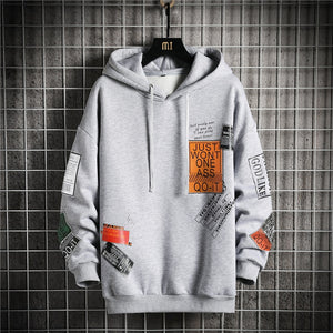 JWO Design Hoodie Light Gray, XS - Streetwear Hoodie - Slick Street