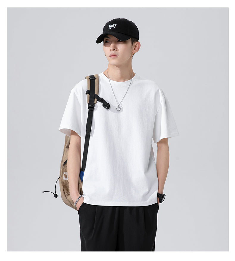 Pure Cotton Cashmere T-Shirt ,  - Streetwear Tee - Slick Street