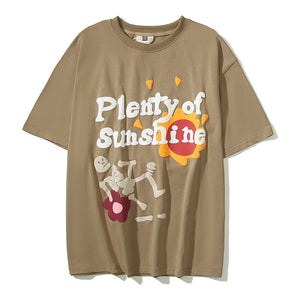 Lost In Space T-Shirt Khaki, XS - Streetwear T-Shirts - Slick Street