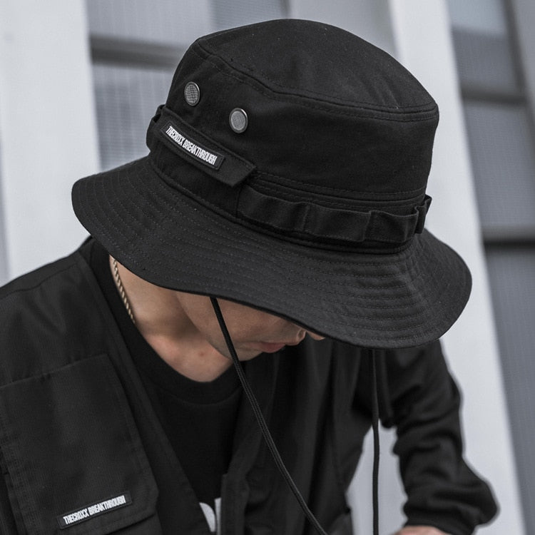 THECROXX #1B Boonie Wide Brim Hat , - Streetwear Hats - Slick Street